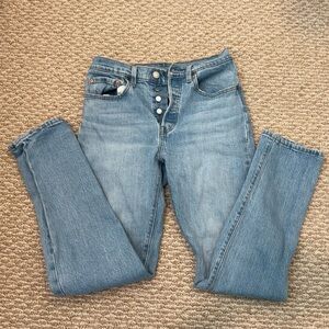 Levi's 501 High Rise Blue Jeans